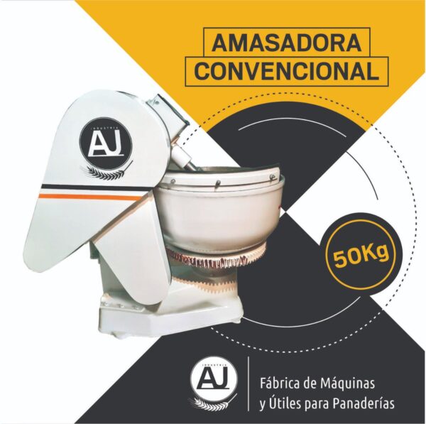 AMASADORA CONVENCIONAL 50kg